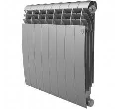 Радиатор Royal Thermo 500 х 8 секций BiLiner Silver Satin биметаллический секционный